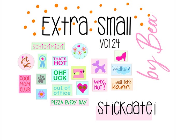Embroidery file "Extra Small vol.24"
