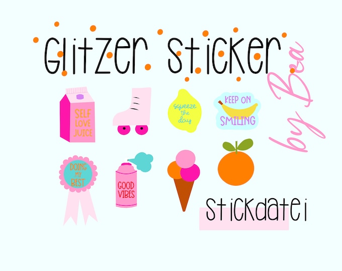 Embroidery file "Glitter Stickers"