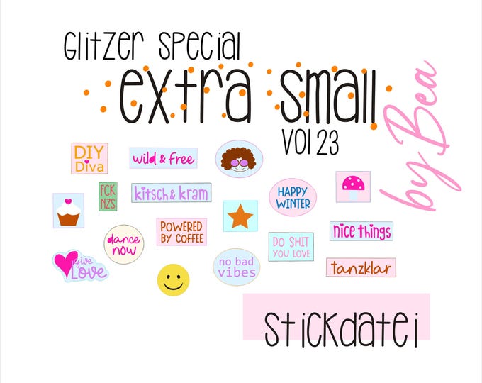 Embroidery file "Extra Small vol.23"