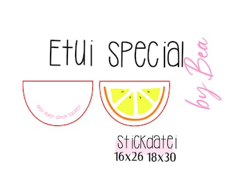 Embroidery file "Lemon case"