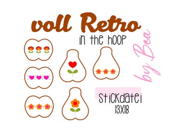 Stickdatei "IN THE HOOP - Voll Retro"