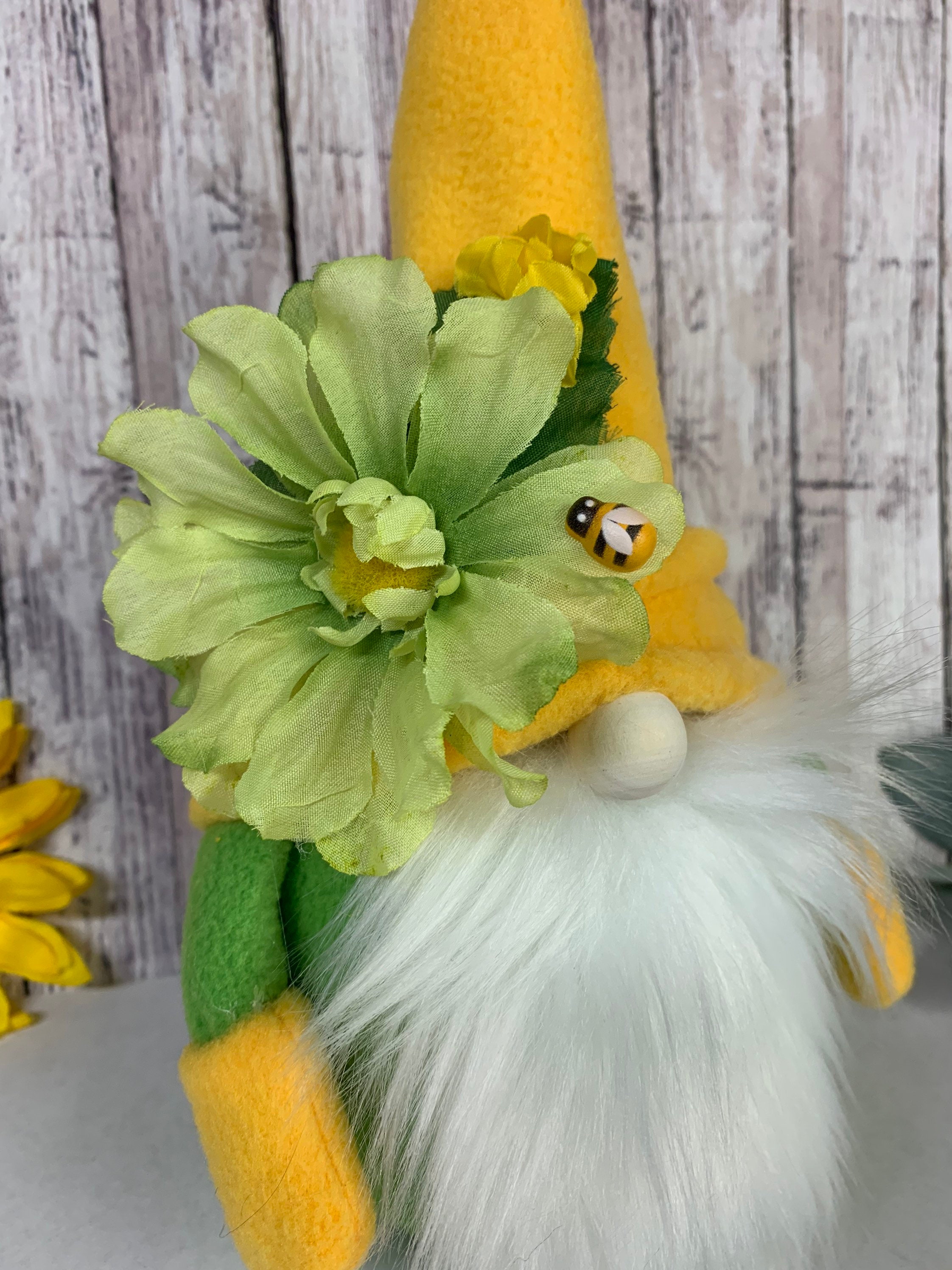 Yellow Hat Summer Gnome - Etsy