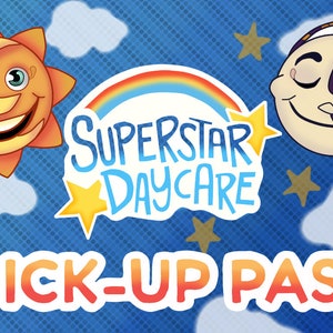 Daycare Pass (Five Nights At Freddys) Vorder- und Rückseite Digitaler Download