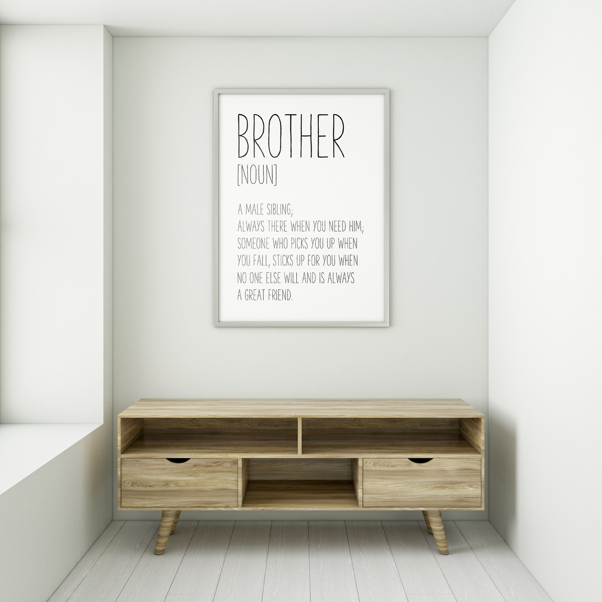 Brother Definition Sign Brother Definition Sign Funny Definition Print Brother | Etsy