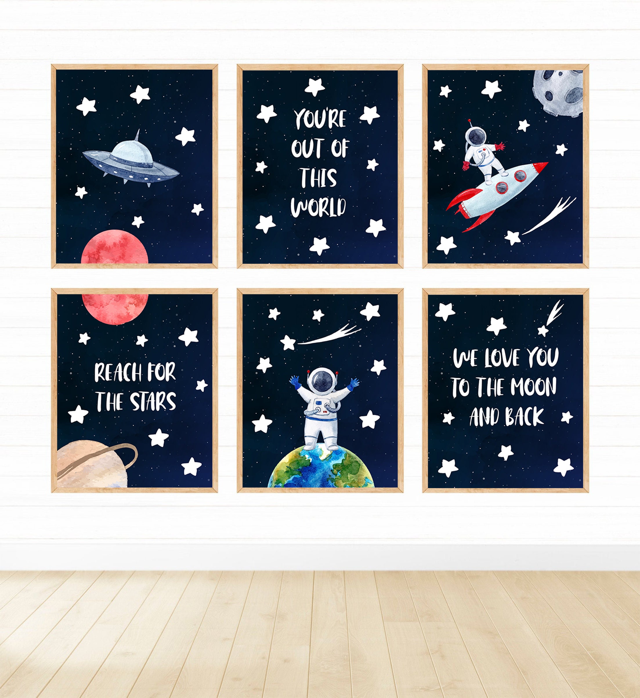 Outer Space Wall Art Decor Space Poster Nursery Prints Etsy UK