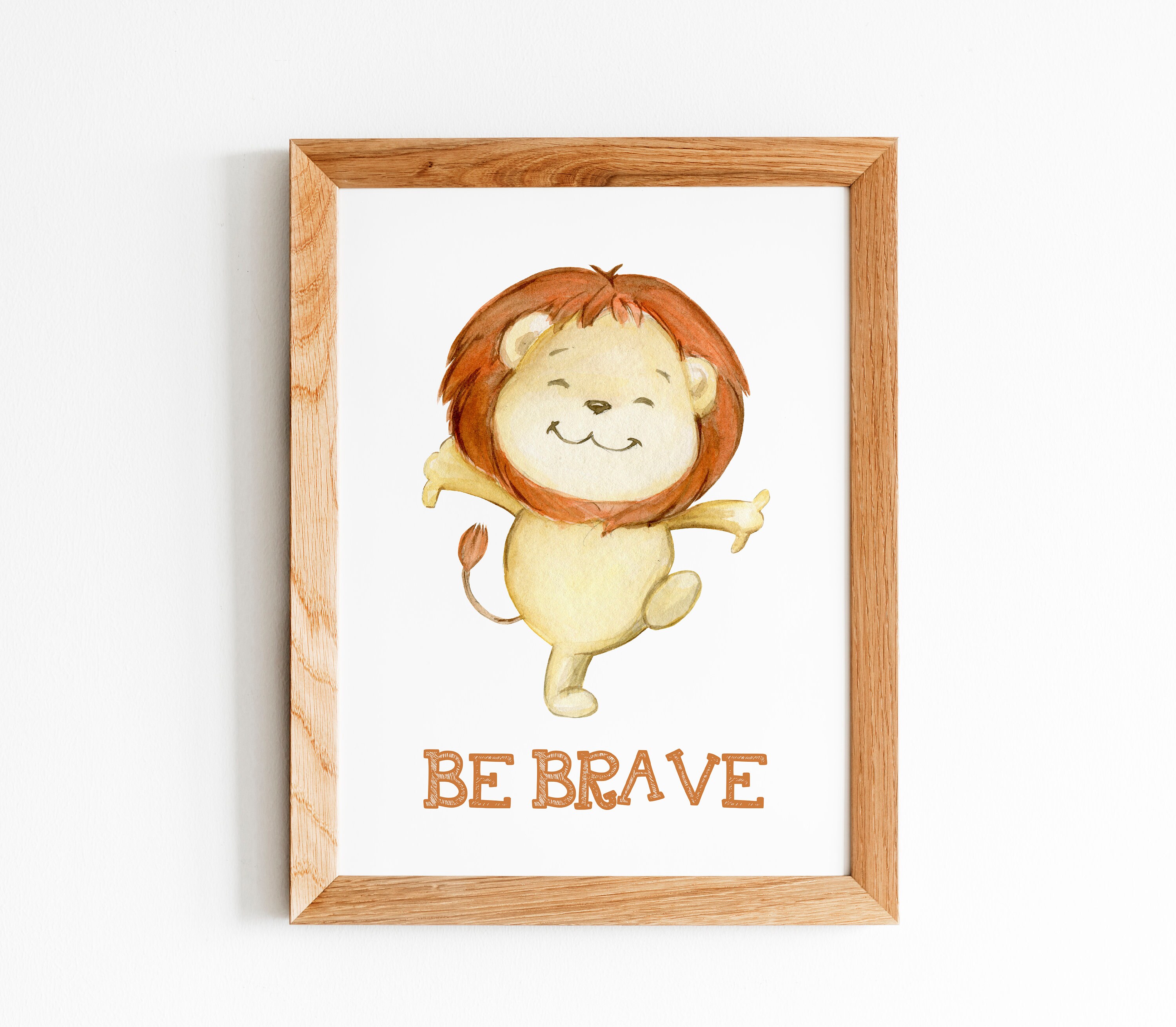 Safari Nursery Decor, Baby Room Wall Art, Digital Download, Nursery