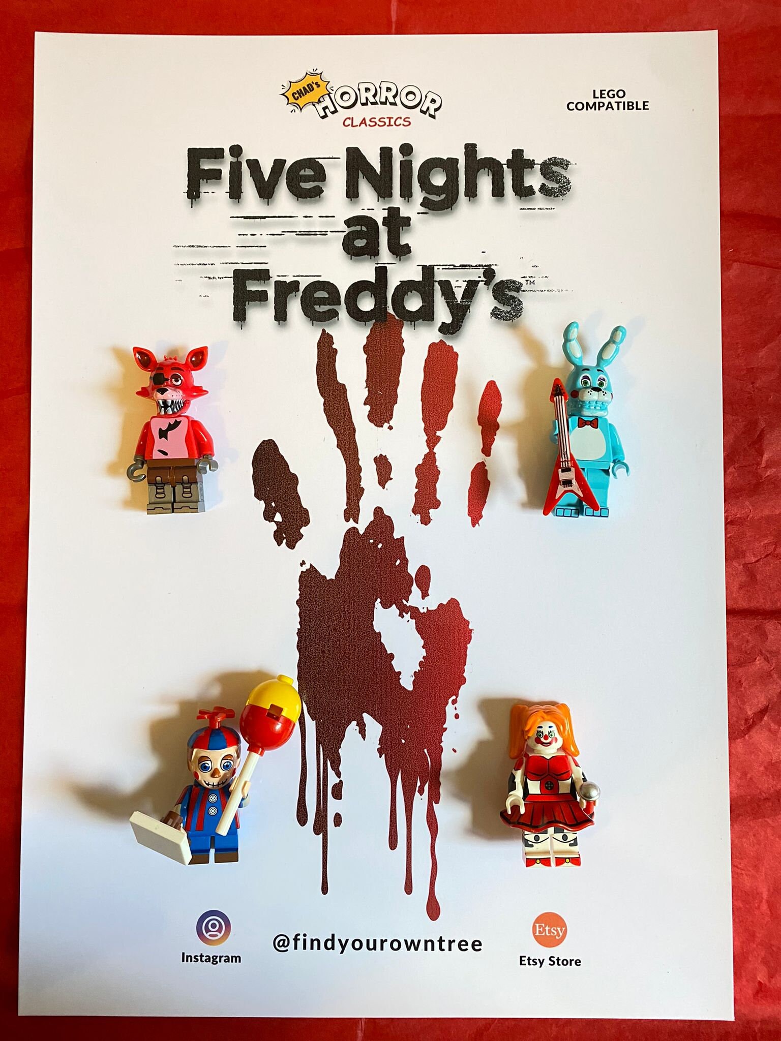 Fnaf lego minifigures shop