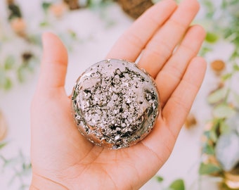 Large Pyrite Sphere - Extra Quality Grade Large Pyrite Druzy - Fools Gold - Raw Pyrite Clusters - Iron Pyrite - Healing Crystals