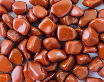 Tumbled Red Jasper Stones - High Grade A Quality - Healing Crystals - 4 oz, 8 oz, 1 lb, 2 lb, Root Chakra