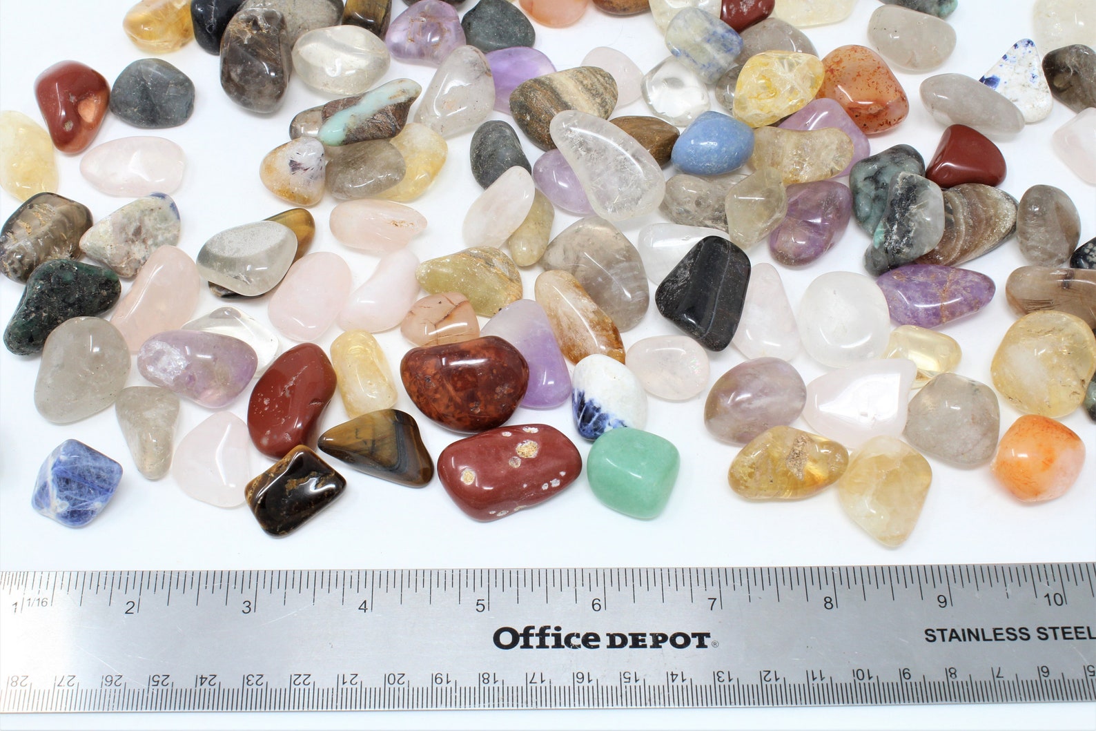 Natural Tumbled Stones Mix Healing Crystals Bulk Crystals Etsy