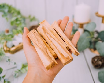 Palo Santo 1 lb, 2 lb, 3 lb, or 5 lb Bulk Smudge Cleansing Sticks, Sacred Wood, Energy Cleansing, Single Stick, Wholesale Palo Santo