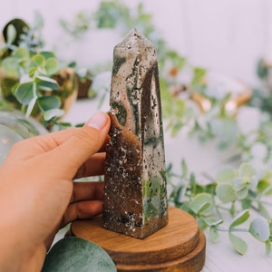 Pyrite Obelisk Crystal Tower - Raw Natural Large Pyrite Towers - High Grade Pyrite - AAA Quality Pyrite Obelisks - Fools Gold Obelisk