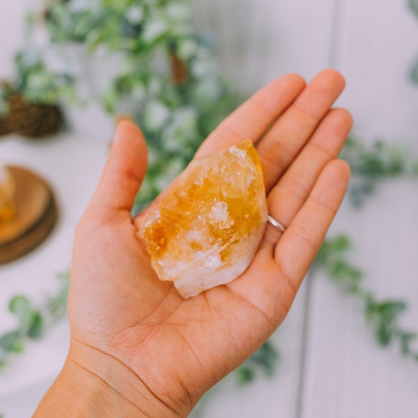 2-3 inch Large Citrine Rough Points, Wholesale, Bulk Citrine, Citrine Rough Stones, Solar Plexus Chakra