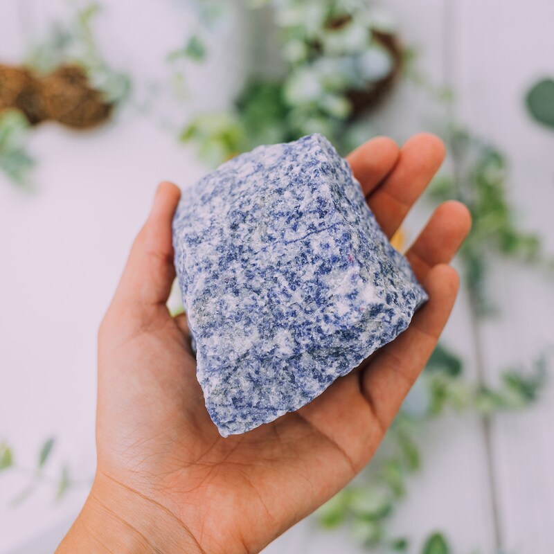 Raw Blue Crystal - Etsy