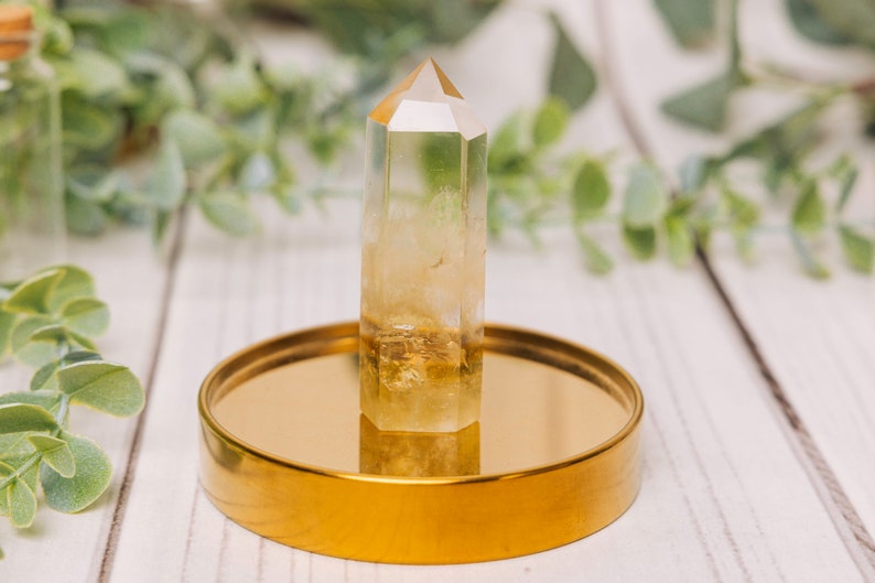 Citrine Tower - Citrine Towers Obelisk Points - Raw Citrine Point Tower Large - AAA Grade Citrine image 7