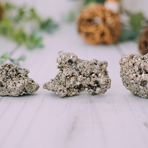 MINERALE PIRITE Di Alta Qualità Oro Arredamento Minerali Cristalloterapia - Foto 12