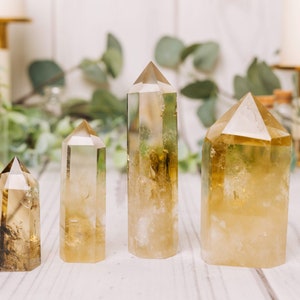 Citrine Tower - Citrine Towers Obelisk Points - Raw Citrine Point Tower Large - AAA Grade Citrine image 4