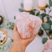 Rose Quartz Chunk XL Rough Raw Crystal Stone from Brazil - High Grade A Quality - Healing Crystals, Lapidary, Raw Quartz, Chakra 