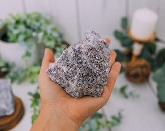 Lepidolite XL Rough Raw Crystal Stone - High Grade A Quality - Healing Crystals, Lapidary, Raw Lepidolite, Chakra Stone