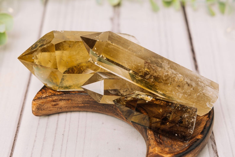 Citrine Tower - Citrine Towers Obelisk Points - Raw Citrine Point Tower Large - AAA Grade Citrine image 10