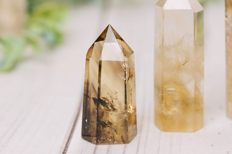 Citrine Tower - Citrine Towers Obelisk Points - Raw Citrine Point Tower Large - AAA Grade Citrine image 5