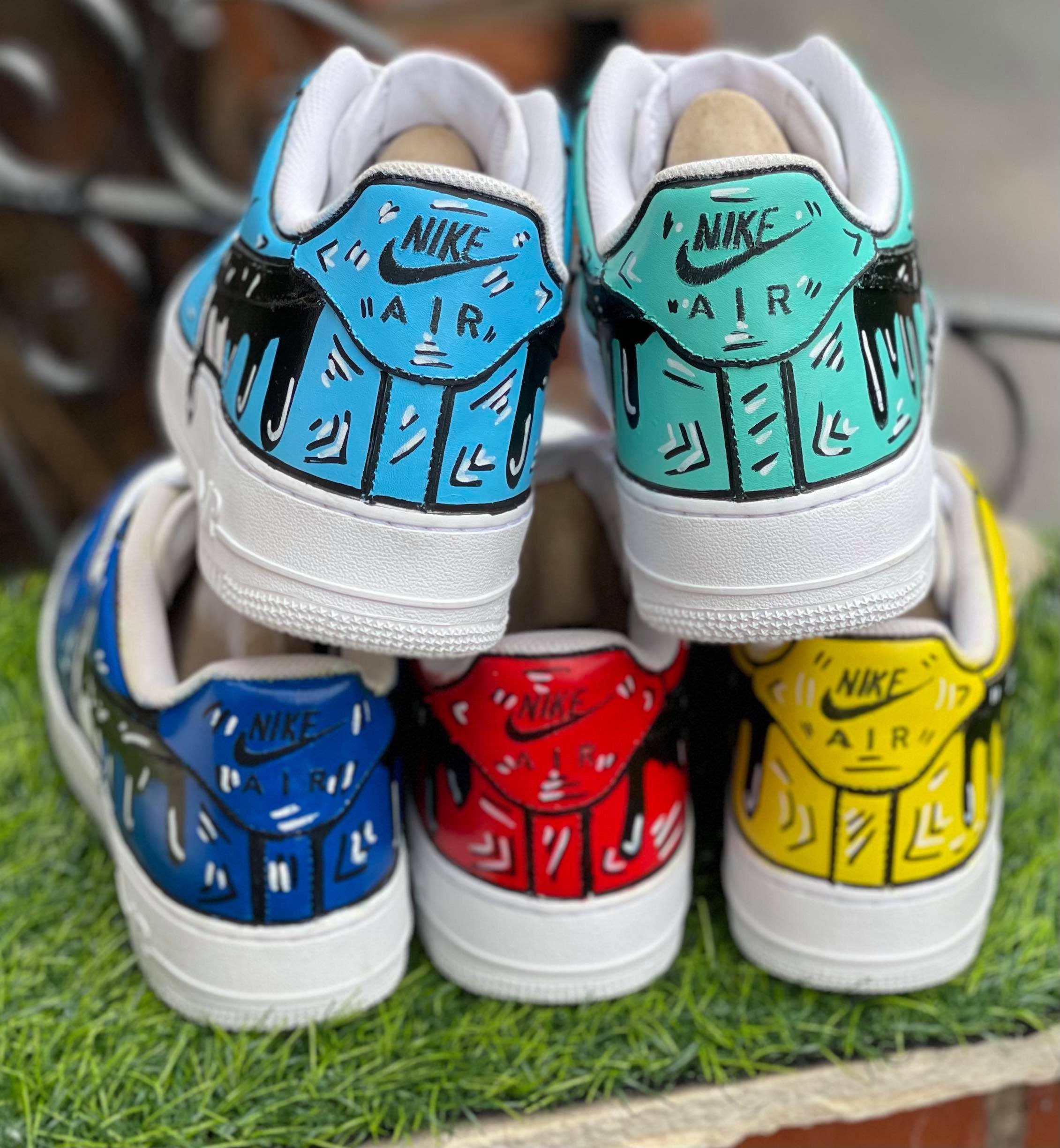 custom af1 low cartoon
