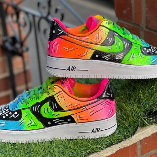 custom neon af1