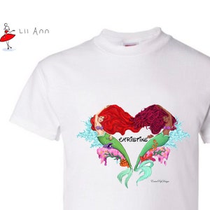 The Little Mermaid,Disney Ariel Personalized Shirt,Great Gift for Disney Fans, Disney Party Favors Party,Free Personalization