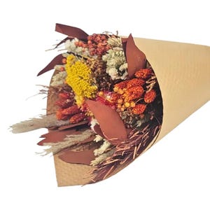 Large Summer Blooms Dried Floral Bouquet 22 inch