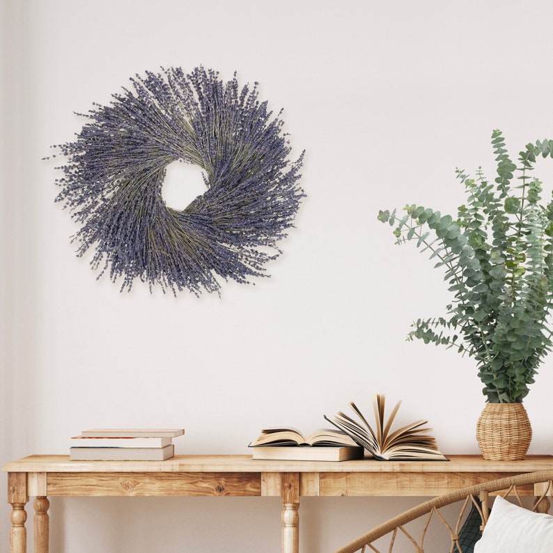 Provence Lavender Dried Wreath image 6