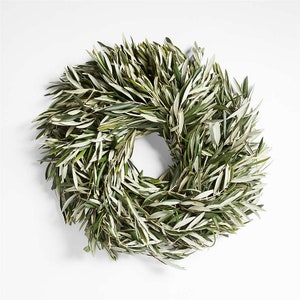 Fresh Olive Leaf Wreath California Grown & Handmade