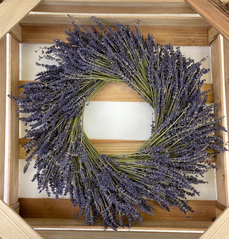 Provence Lavender Dried Wreath image 7
