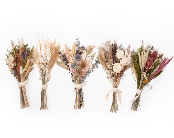 De La Terre Boho Dried Flower 18" Bouquets