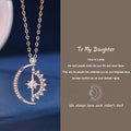 Sun and Moon necklace\uff0cMoon Necklace\uff0cSun and Moon Stars Necklace\uff0cWitchy Celestial Necklace For Her