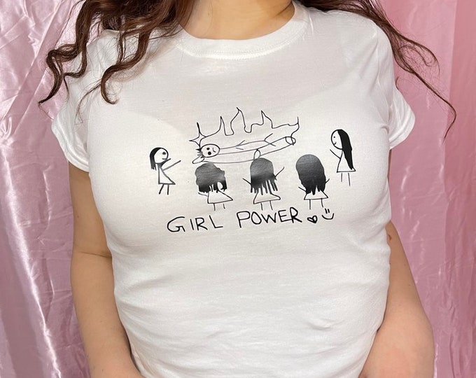 Girl Power Baby Tee Etsy
