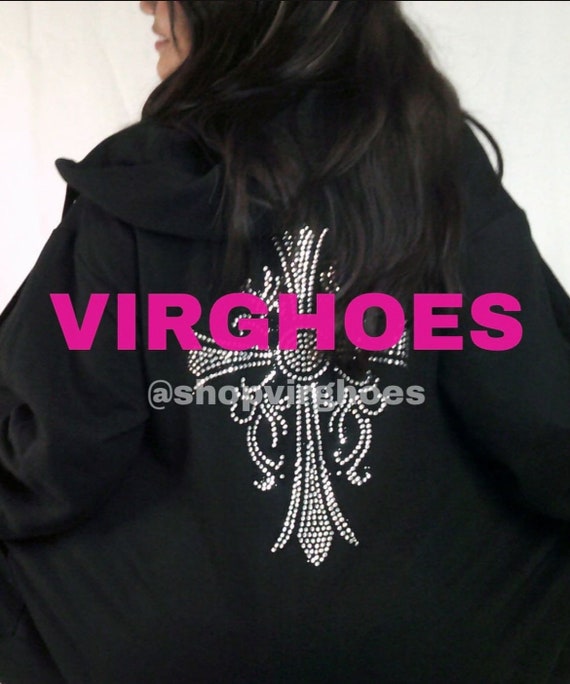 Gothic Cross Full Zip Hoodie