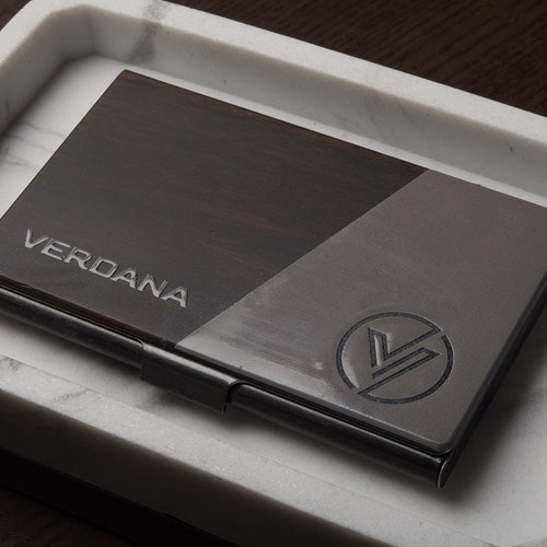 Pine Needle Business Card Holder Etsy