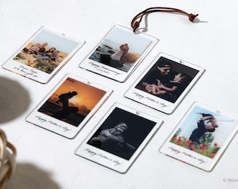 Dije de foto acrílico personalizado: regalo de recuerdo personalizado
