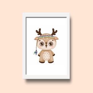 Set of 3, Woodland Animal, Kids wall art, Boys or Girls, Nursery Decor,  Playroom Picture, Giclee  Illustration, Watercolor, kids bedroom