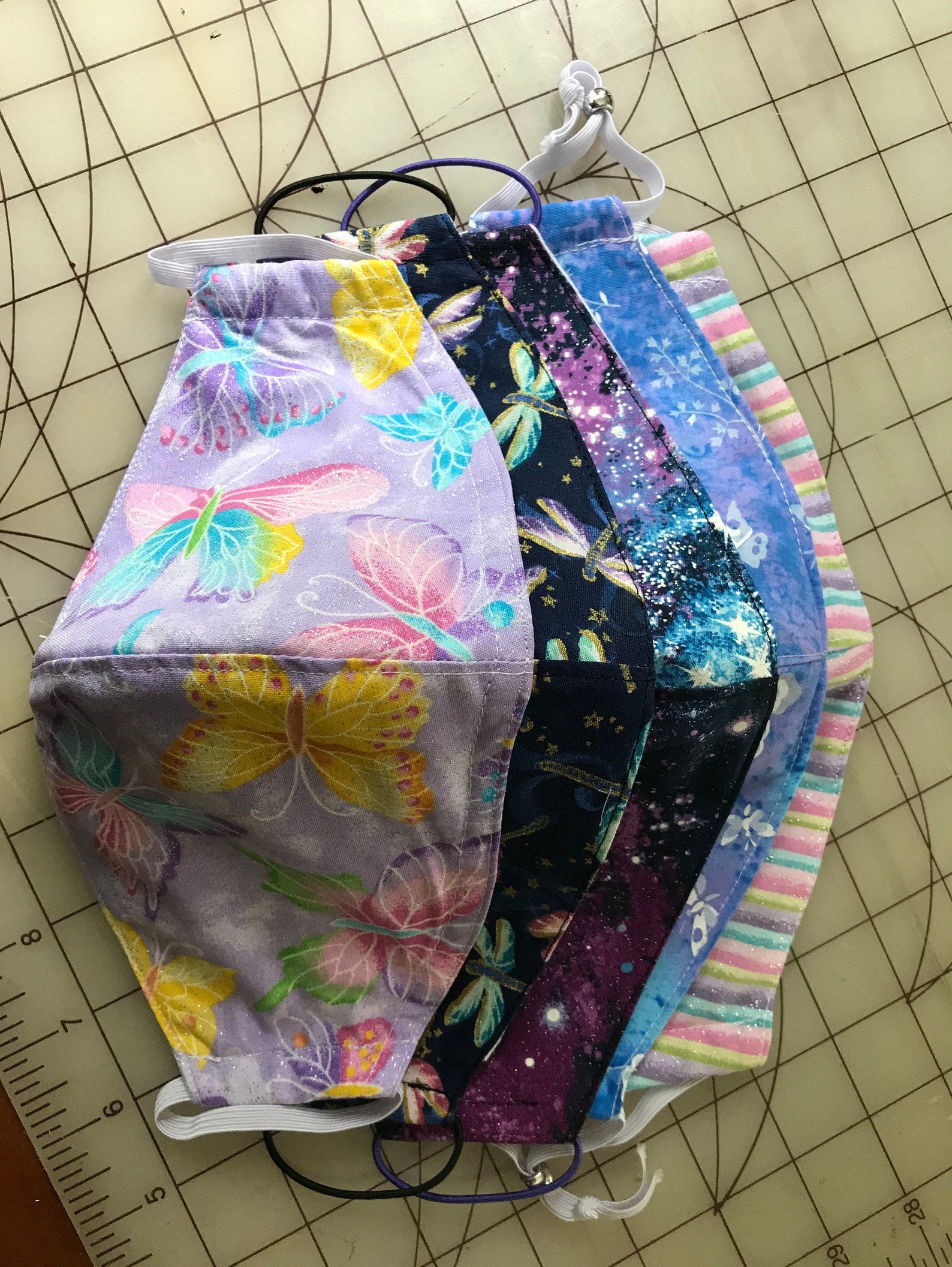 Cloth Face Masks Washable Reusable Nose Wire Filter Pocket Etsy