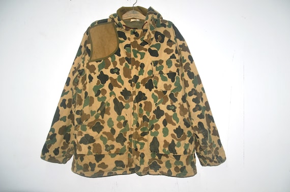 Vintage 80s Camo Hunting Jacket Parka