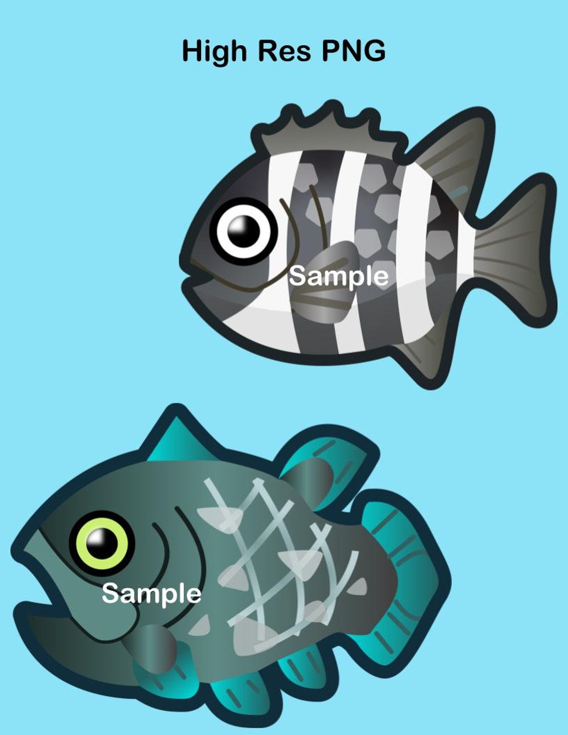Animal Crossing Fish | PNG, JPG, Clipart, Icon, Items, Art, Print