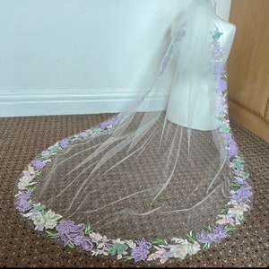 Floral Wedding Veil