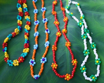hippie beads necklace