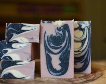 Goat Milk Soap - Black Raspberry Vanilla - All natural, handmade