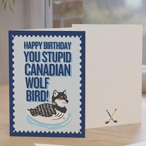 Happy Birthday Card Stupid - Etsy