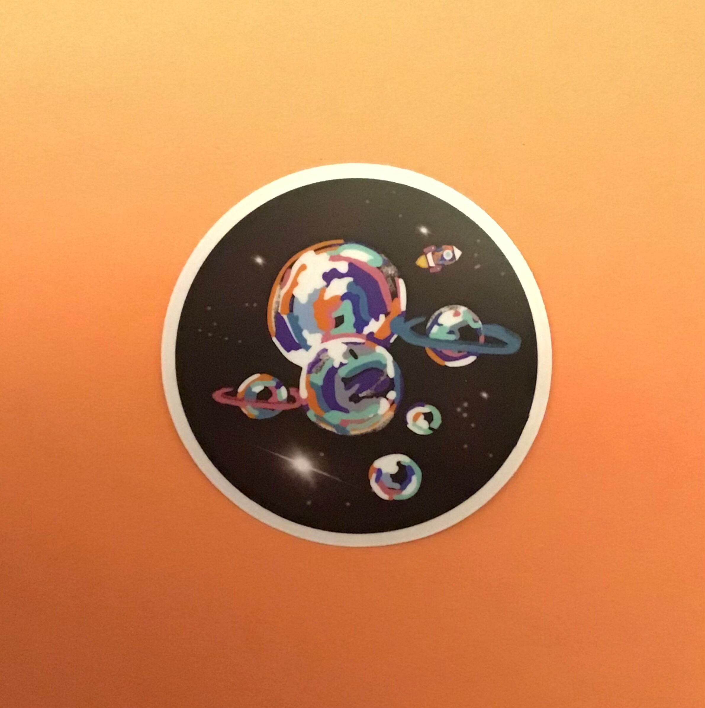 Stratosphere Sticker Outer Space Sticker, 3”x3” Laptop Stickers - Hydro Flask Stickers ...