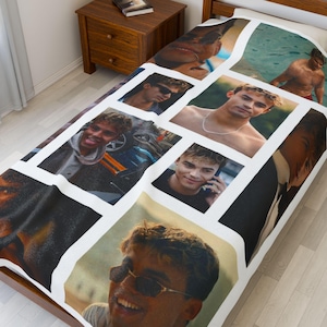 My Fault London Blanket - Plush Blanket - Matthew Broome Blanket - Nick Leister Blanket - My Fault London Merch - My Fault Throw Blanket