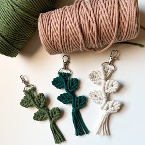 Macrame keychain | multiple colors