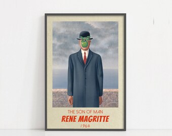 Magritte | Etsy magritte hommes manteau flottent air